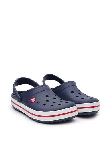 Мужские кроксы Crocs резиновые синие - фото 3 - Miraton
