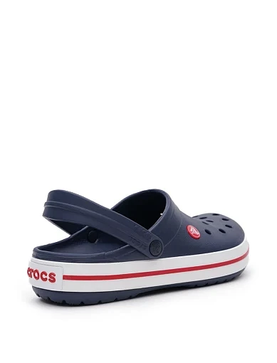 Мужские кроксы Crocs резиновые синие - фото 4 - Miraton