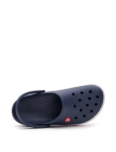 Мужские кроксы Crocs резиновые синие - фото 5 - Miraton