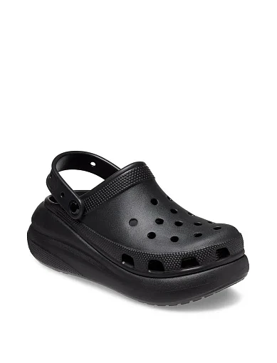 Жіночі крокси Crocs гумові чорні - фото 3 - Miraton