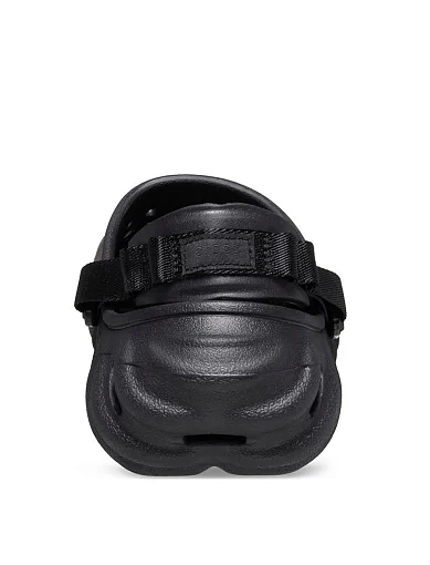 Мужские кроксы Crocs резиновые черные - фото 6 - Miraton