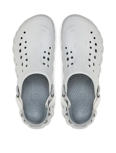 Жіночі крокси Crocs гумові сірі - фото 4 - Miraton