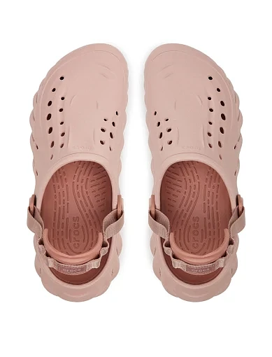 Жіночі крокси Crocs гумові рожеві - фото 4 - Miraton