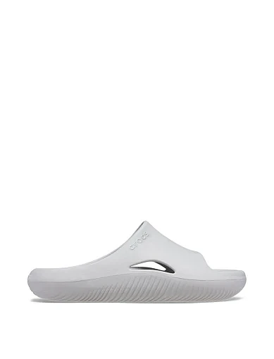 Чоловічі шльопанці Crocs гумові сірі фото 1
