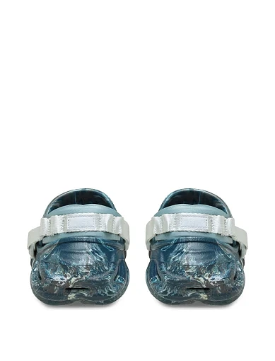 Мужские кроксы Crocs резиновые зеленые - фото 5 - Miraton