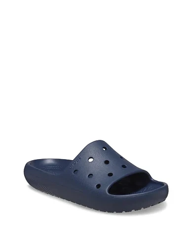 Чоловічі шльопанці Crocs гумові сині (209401-410) - фото 4 - Miraton