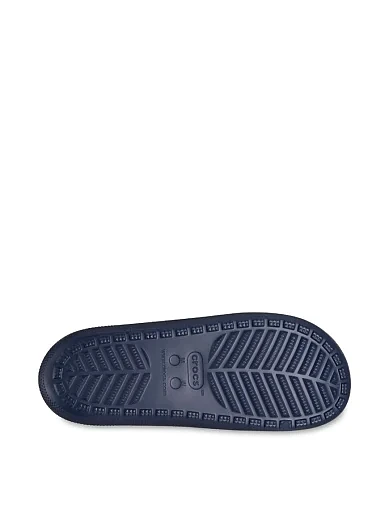 Чоловічі шльопанці Crocs гумові сині (209401-410) - фото 7 - Miraton