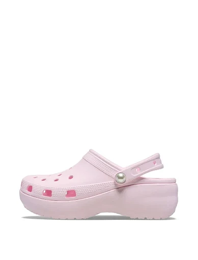 Жіночі крокси Crocs гумові рожеві - фото 2 - Miraton