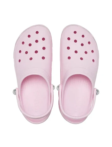 Жіночі крокси Crocs гумові рожеві - фото 6 - Miraton