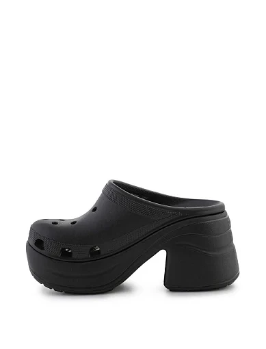 Жіночі крокси Crocs гумові чорні - фото 2 - Miraton