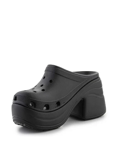 Жіночі крокси Crocs гумові чорні - фото 4 - Miraton