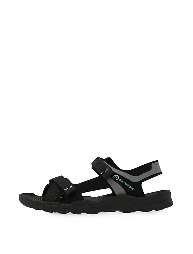 Жіночі сандалі Outventure Traker зі штучної шкіри чорні - фото 2 - Miraton