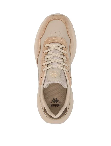 Жіночі кросівки Kappa Selecto 4. 0 з екошкіри бежеві - фото 6 - Miraton
