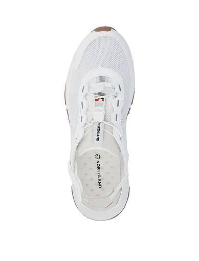 Жіночі кросівки Northland Velden aqua зі штучної шкіри білі - фото 4 - Miraton