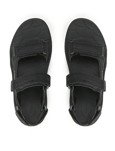 Мужские сандалии Merrell Huntington тканевые черные - фото 4 - Miraton