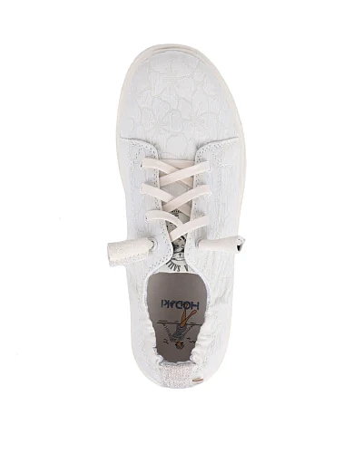 Жіночі туфлі Hodaki тканинні рисового кольору - фото 5 - Miraton