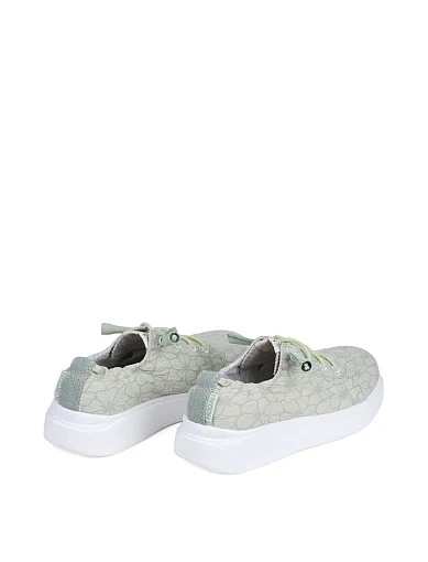 Жіночі туфлі Hodaki тканинні жовті - фото 4 - Miraton