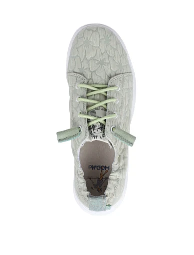 Жіночі туфлі Hodaki тканинні жовті - фото 5 - Miraton