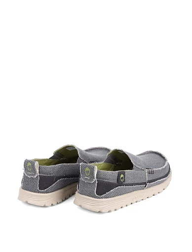 Чоловічі туфлі Hodaki тканинні сірі (Boatswain Jute2 Dark Grey) - фото 4 - Miraton