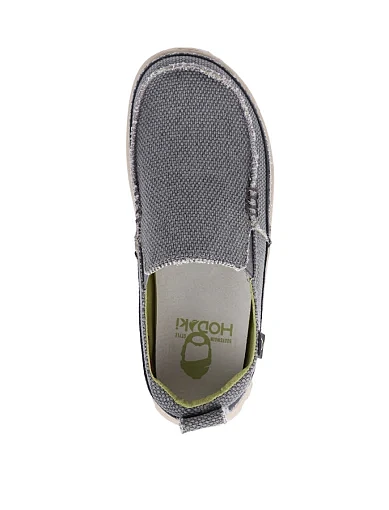 Чоловічі туфлі Hodaki тканинні сірі (Boatswain Jute2 Dark Grey) - фото 5 - Miraton