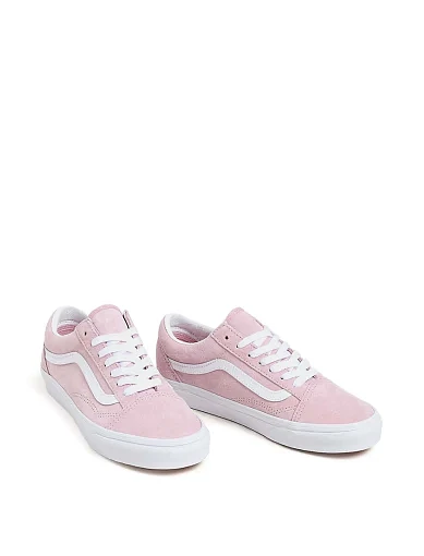 Женские кеды Vans Old Skool замшевые розовые - фото 3 - Miraton
