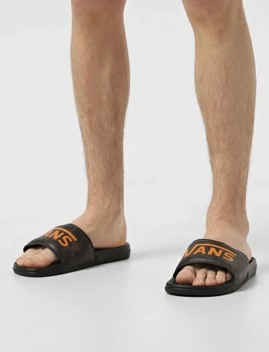 Мужские шлепанцы Vans MTE™ La Costa резиновые черные - фото 6 - Miraton