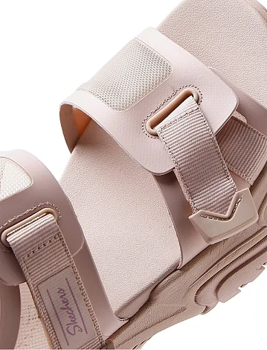 Женские сандалии Skechers Stamina V2 тканевые розовые - фото 5 - Miraton