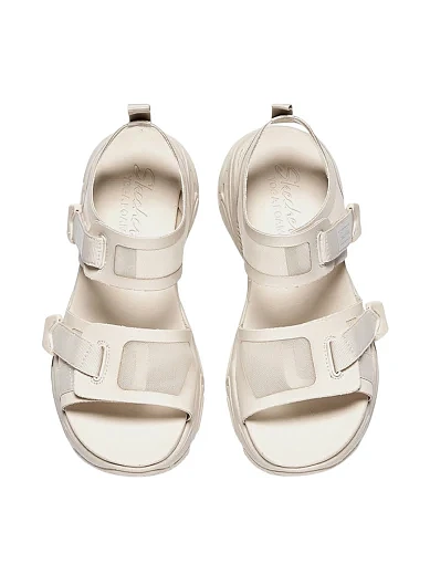 Женские сандалии Skechers Stamina V2 тканевые молочного цвета - фото 4 - Miraton