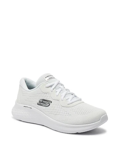 Жіночі кросівки Skechers тканинні білі - фото 3 - Miraton