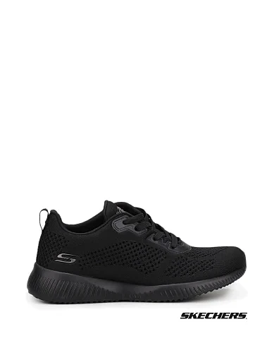 Жіночі кросівки Skechers Bobs Squad тканинні чорні фото 1
