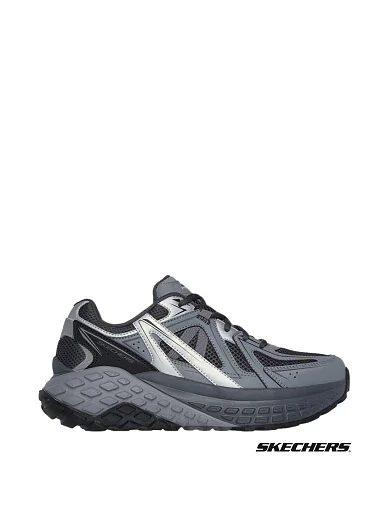 Чоловічі кросівки Skechers зі штучної шкіри сірі фото 1