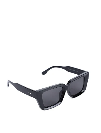 Сонцезахисні окуляри прямокутні чорні - фото 2 - Miraton