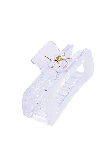 Заколка краб для волосся біла - фото 2 - Miraton