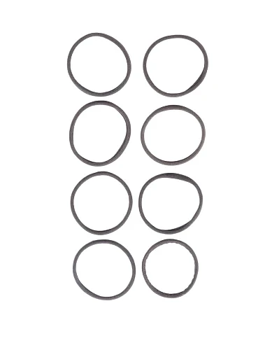 Комплект из 8 резинок для волос серые - фото 2 - Miraton