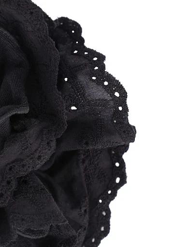 Резинка для волос черная - фото 2 - Miraton