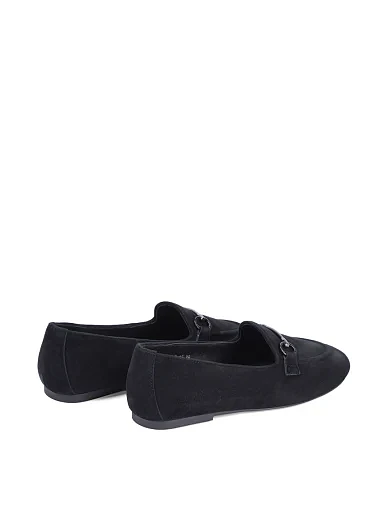 Жіночі сліпери MIRATON велюрові чорні - фото 4 - Miraton