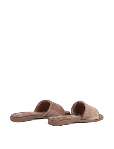 Жіночі шльопанці MIRATON велюрові бежеві - фото 3 - Miraton
