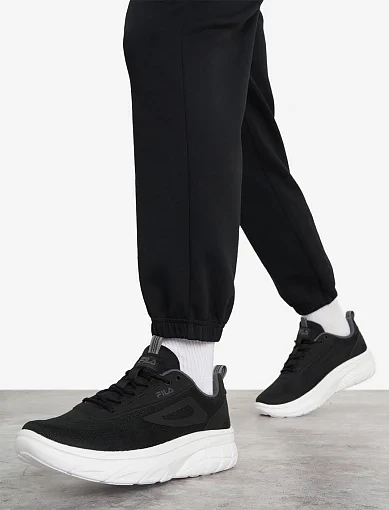 Мужские кроссовки FILA Base 3.0 Mesh тканевые черные фото 1