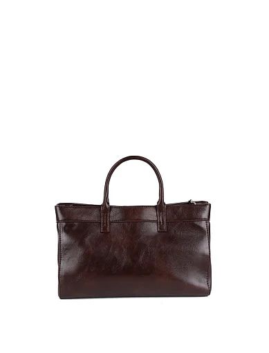 Жіноча сумка тоут MIRATON шкіряна коричнева - фото 3 - Miraton