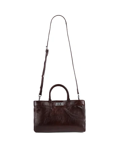 Жіноча сумка тоут MIRATON шкіряна коричнева - фото 7 - Miraton