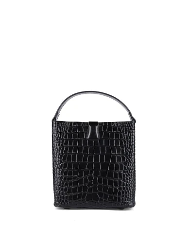 Жіноча сумка тоут MIRATON шкіряна чорна - фото 3 - Miraton