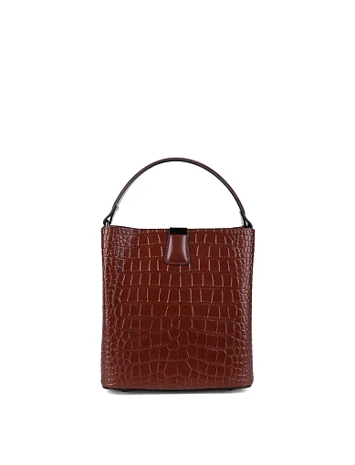 Жіноча сумка тоут MIRATON шкіряна коричнева - фото 3 - Miraton