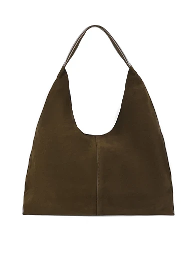 Женская сумка MIRATON кожаная зеленая - фото 3 - Miraton