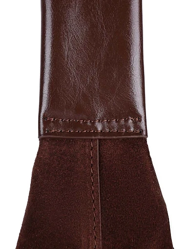 Жіноча сумка хобо MIRATON шкіряна коричнева - фото 5 - Miraton