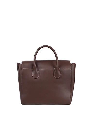 Жіноча сумка тоут MIRATON шкіряна коричнева - фото 3 - Miraton