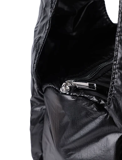 Женская сумка шоппер MIRATON тканевая черная - фото 4 - Miraton