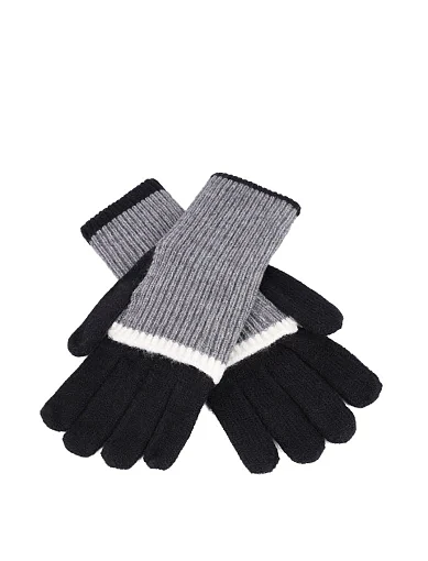 Рукавички тканинні чорні(405-1) - фото 2 - Miraton