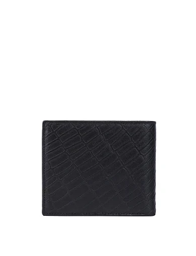 Чоловічий гаманець шкіряний чорний (760858-1) - фото 3 - Miraton