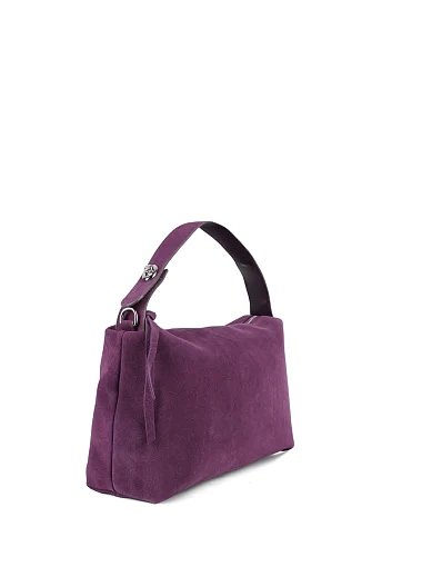 Женская сумка тоут MIRATON замшевая фиолетовая - фото 2 - Miraton