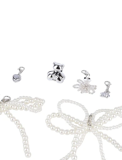 Набір прикрас для взуття підвіски та перли - фото 2 - Miraton